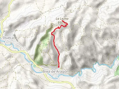 Trail from Brea de Aragón to La Lezna Peak PR Z 74