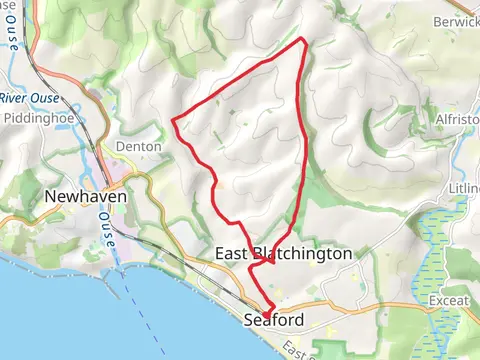 Bishopstone Northern Loop from Seaford