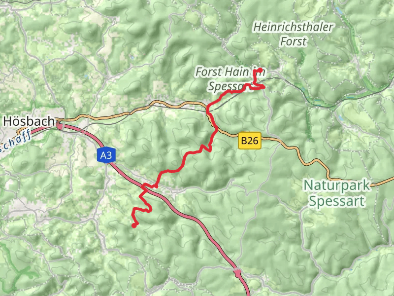 Heigenbrucken to Waldmichelbacher Hof Walk
