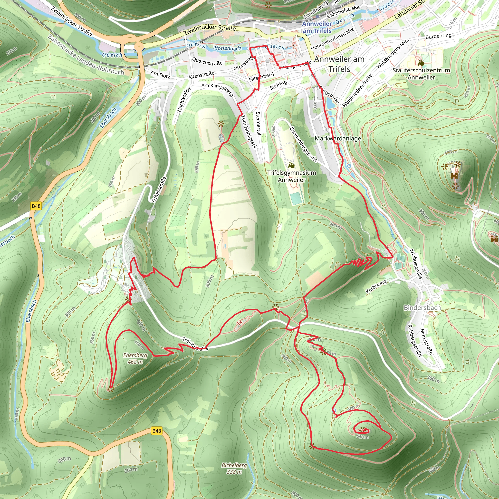 Richard Loewenherz Weg mobile static map