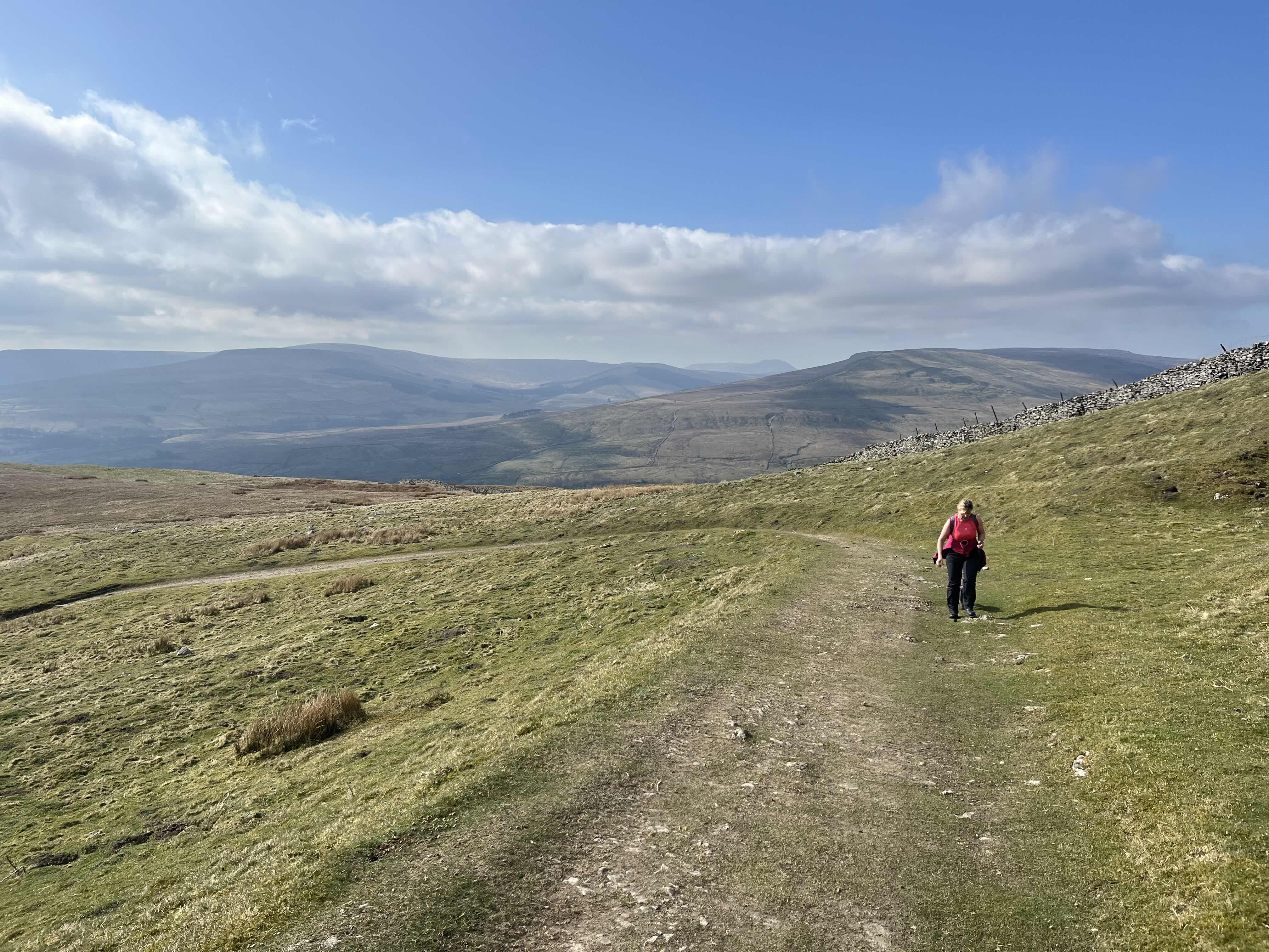 A map preview of the recording Hawdraw Loop  via Shunner Fell and Thwaite.
