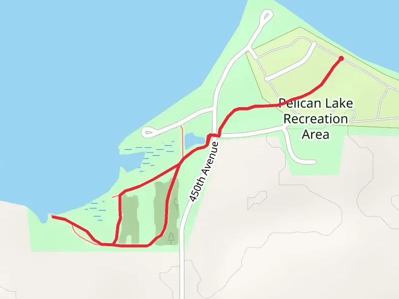 Pelican Lake Recreation Area Loop