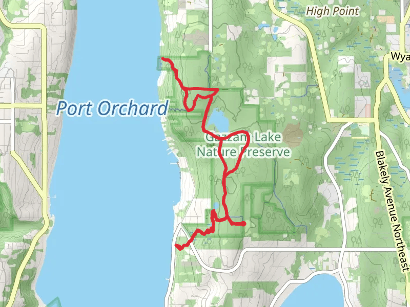 Veterane Trail and Westwood Shore Trail