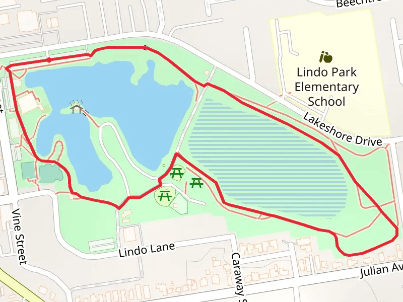 Lindo Lake County Park Loop