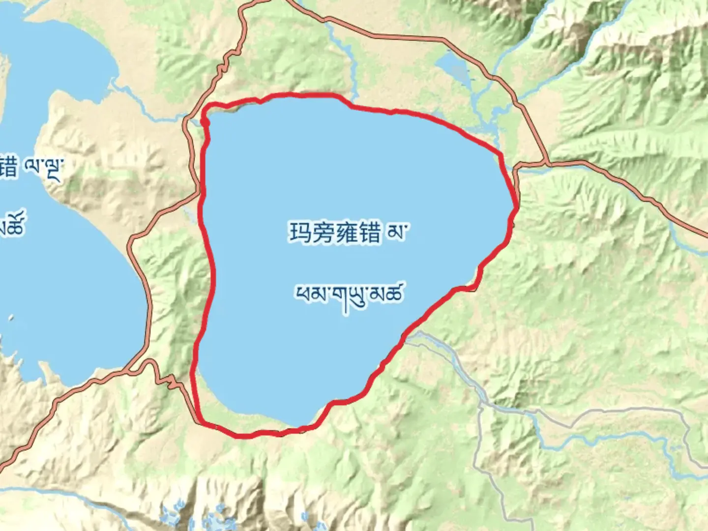 An image depicting the trail Lake Manasarovar Kora Trek and its surrounding area.