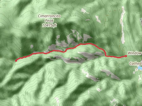 North Fork to Cyphers' Mine Camp