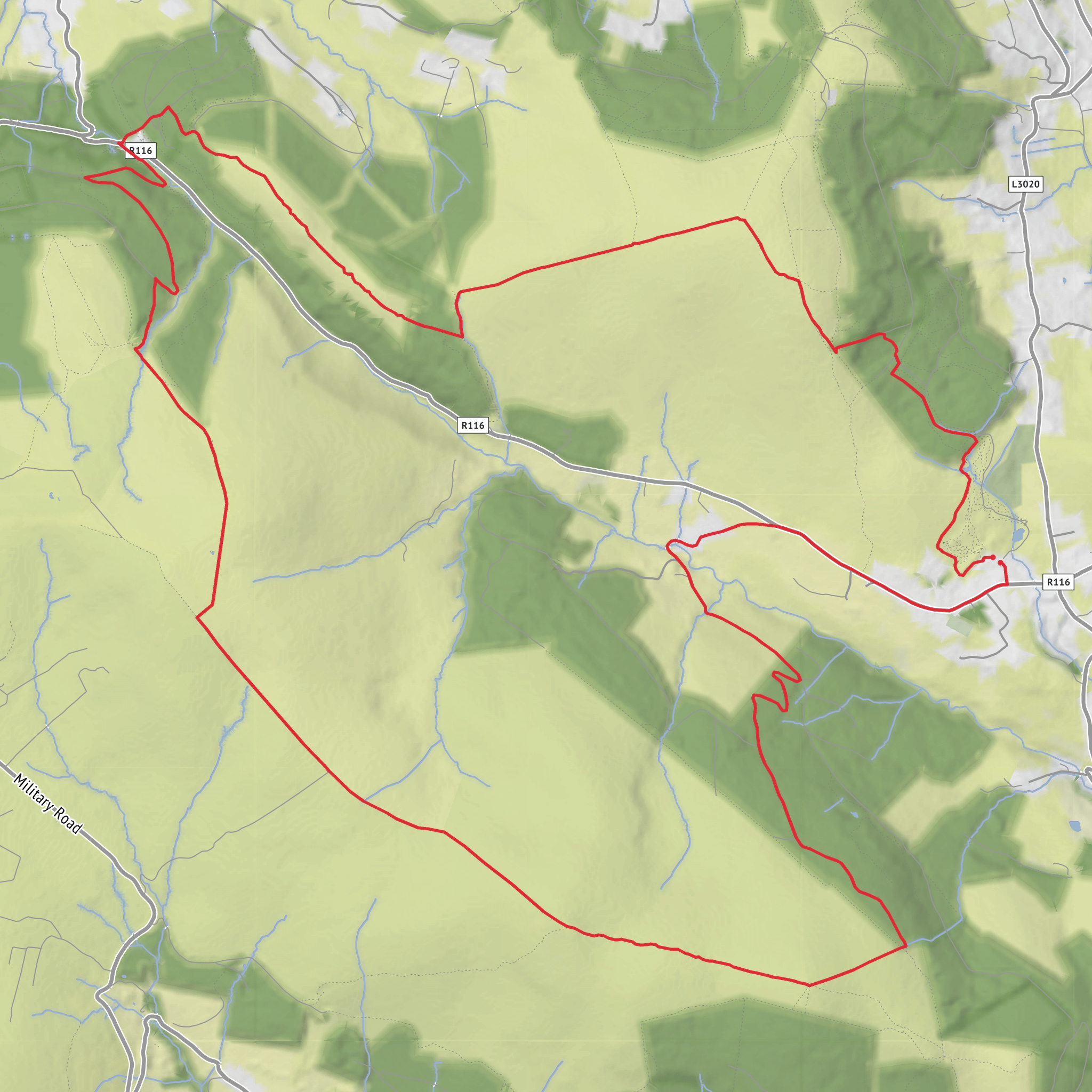 Lapof Glencullen mobile static map