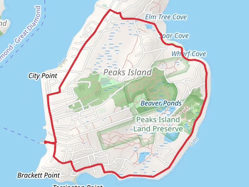 Peaks Island Loop