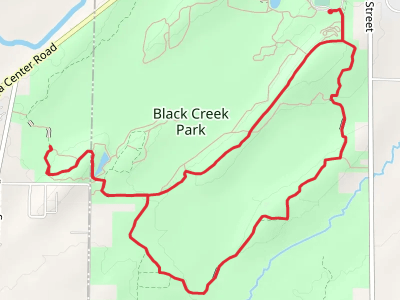 Creek and Ridge Trail from Black Creek Park