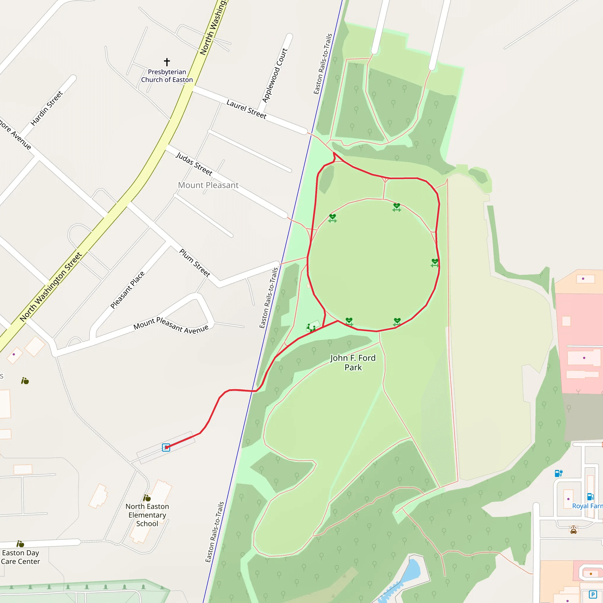 RTC Park Loop mobile static map