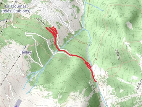 Sens La Tzoumaz Trail