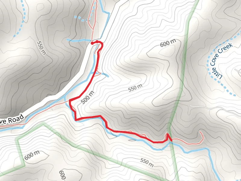 Big Bradley Falls Overlook Trail