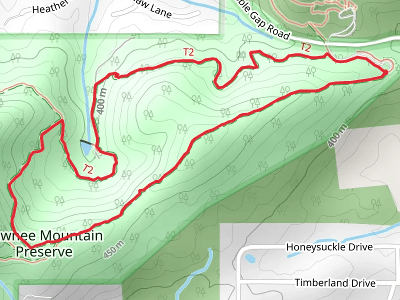 Sawnee Mountain Preserve Loop