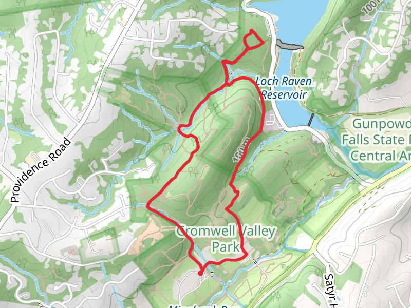Loch Raven Reservoir - Cromwell Valley Park Loop