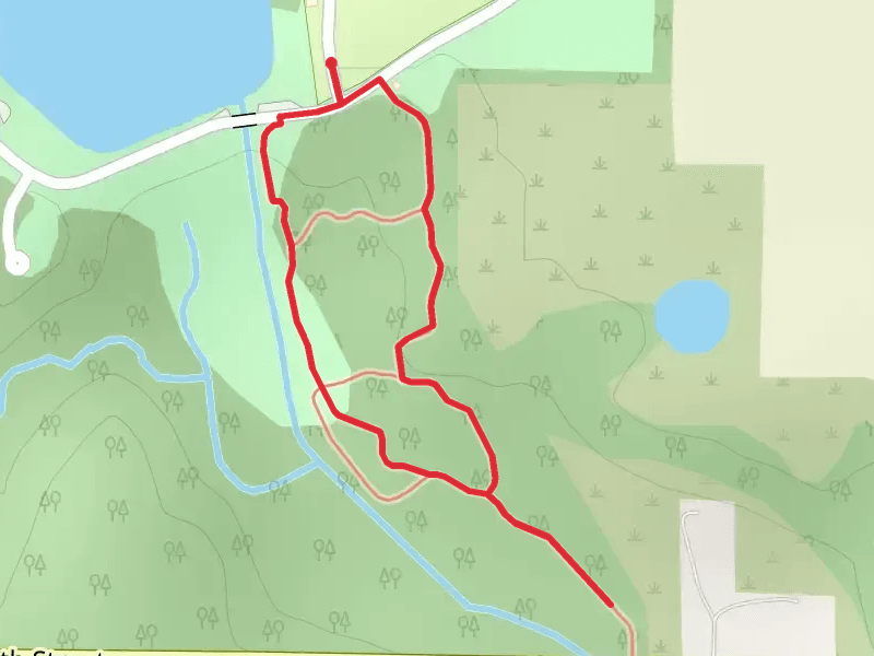 Hawkeye Lane Loop via Bluff Creek