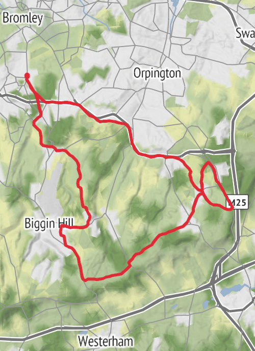 Bromley Road Cycling mobile static map