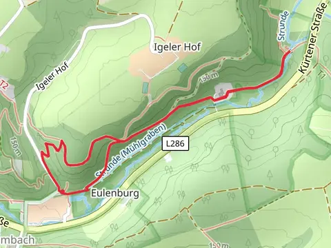 Strunde via Herrenstrunden Rundweg