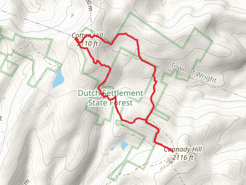Cotton Hill and Cannady Hill Loop