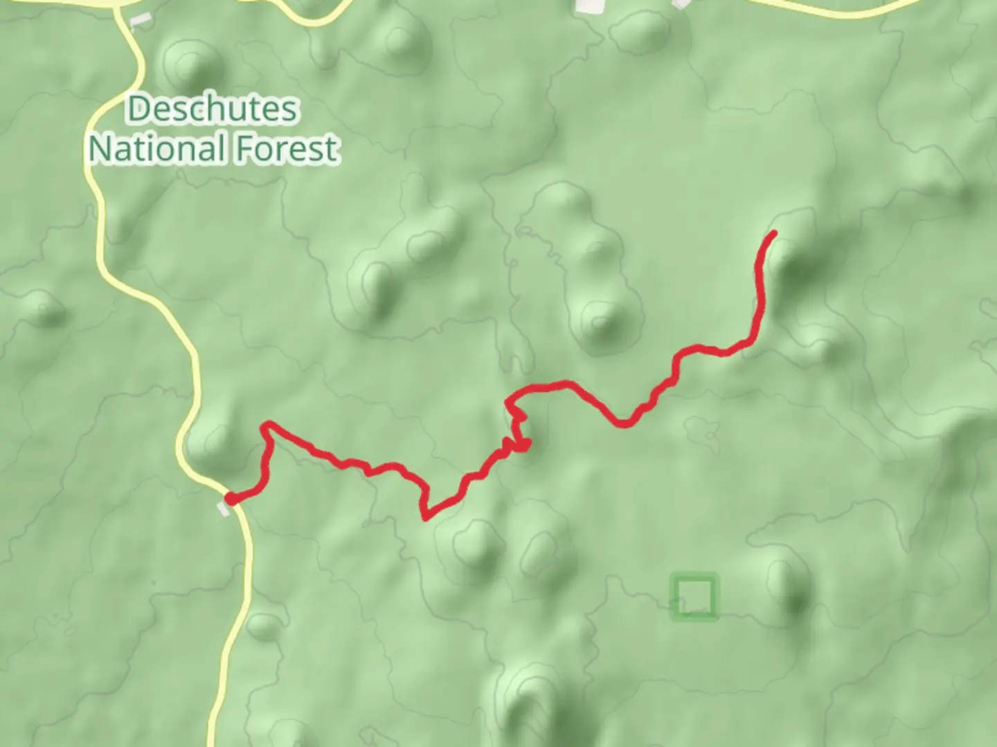 An image depicting the trail Dinah-Moe Humm and its surrounding area.