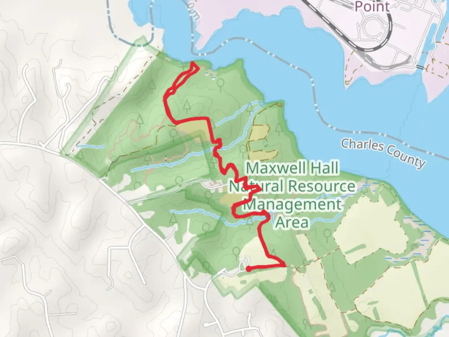 An image depicting the trail Green and Brown Trail and its surrounding area.