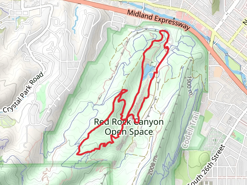 Red Rock Canyon, Greenlee and Quarry Pass Loop Trail