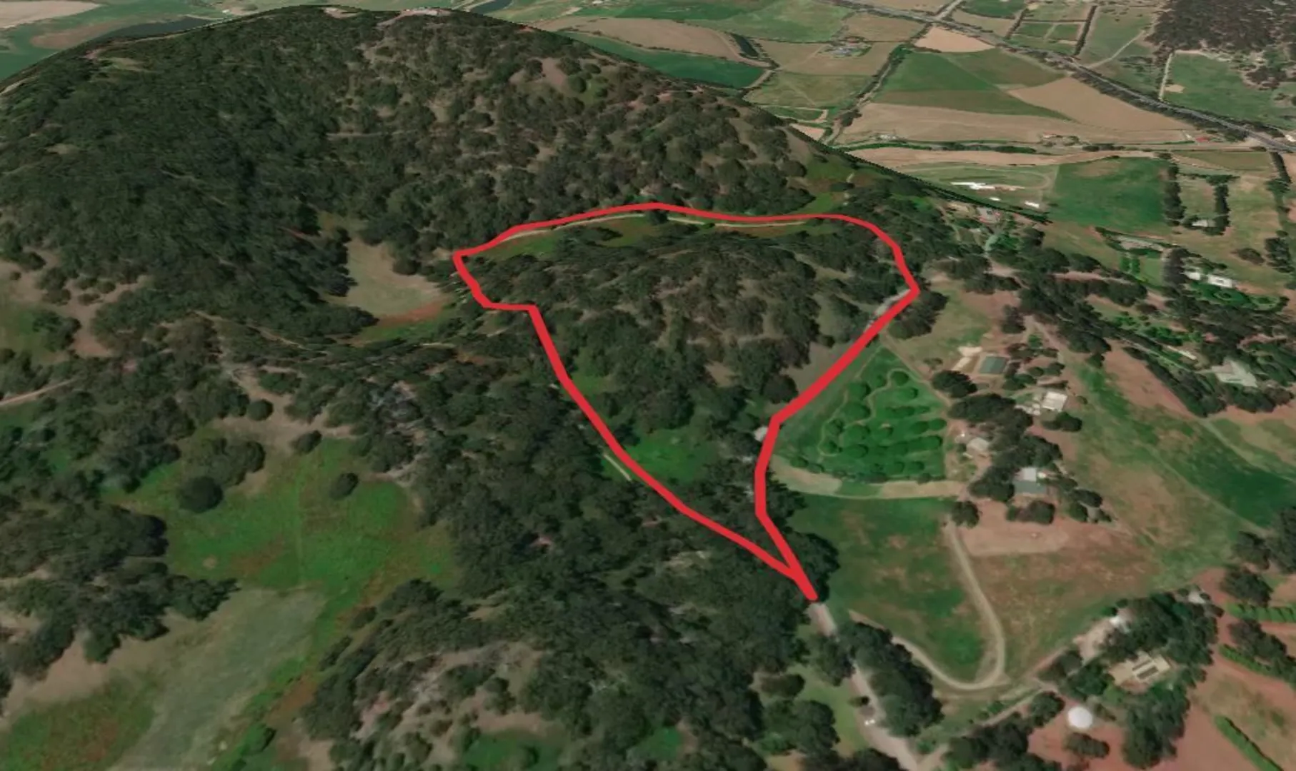 An image depicting the trail Mount Buninyong - The Crater Trail and its surrounding area.