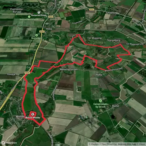 Burcht Wedde via Noaberpad and Westerwolderpad