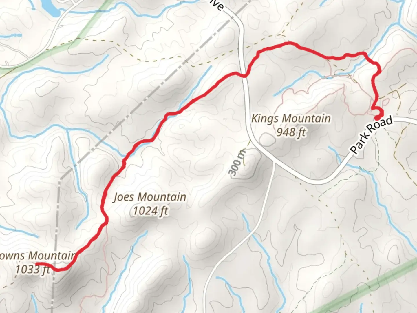 An image depicting the trail Browns Mountain Trail and its surrounding area.