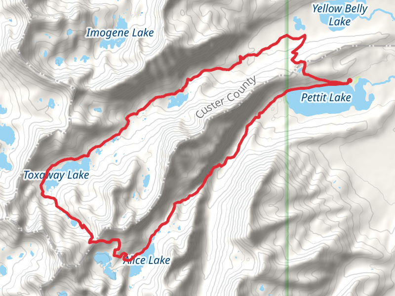 Pettit Creek and Yellowbelly Loop Trail