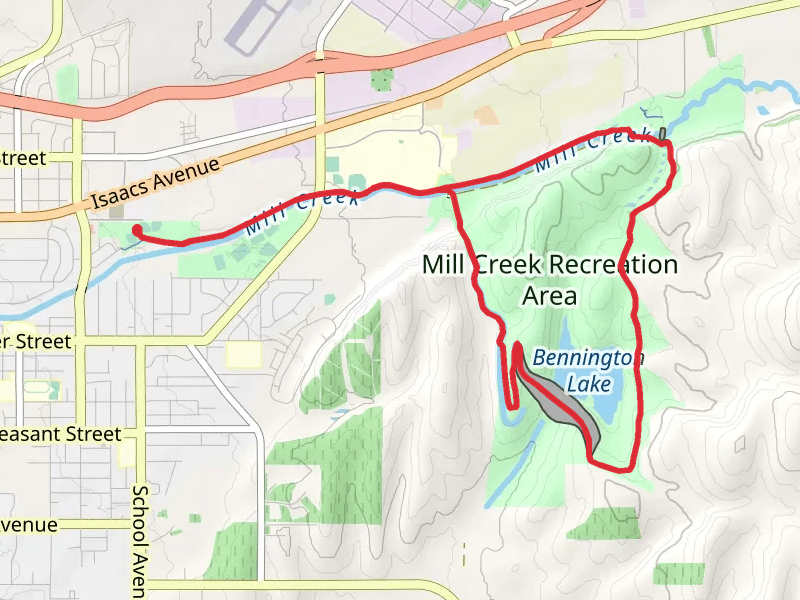 Lions Park, Bennington Lake and Diversion Canal