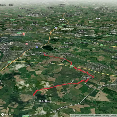 Dale Abbey to Breaston via Hopewell House