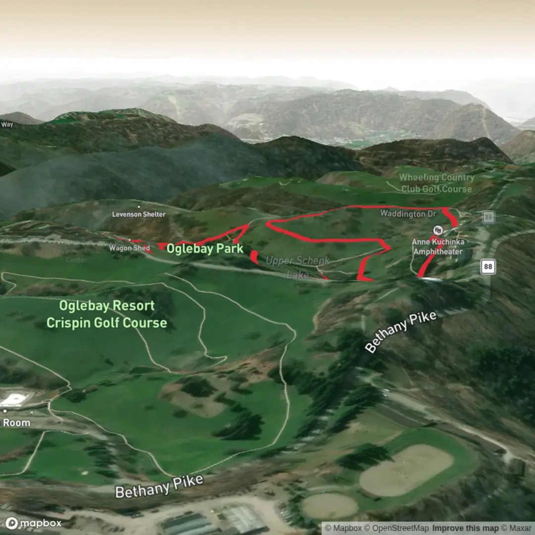 An image depicting the trail Susan Wheeler Walking Trail and its surrounding area.