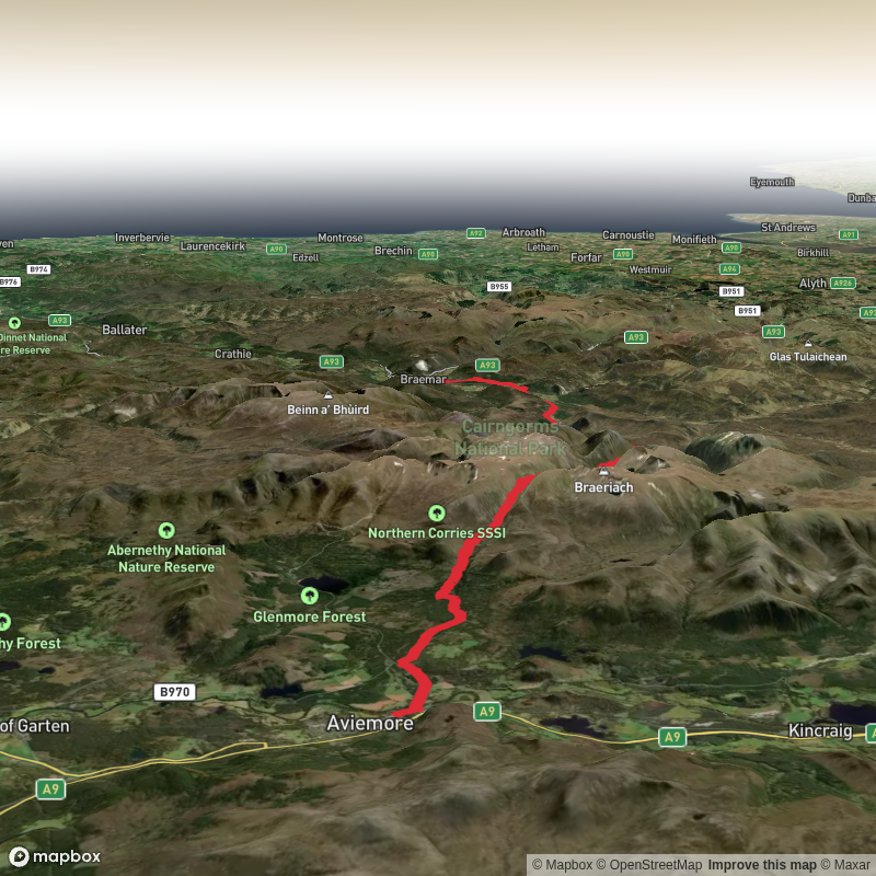 Aviemore to Braemar