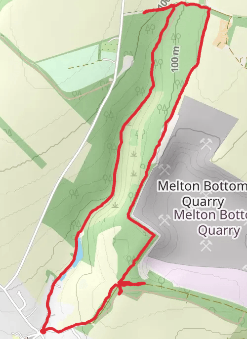 Hike on Welton Short Walk mobile static map