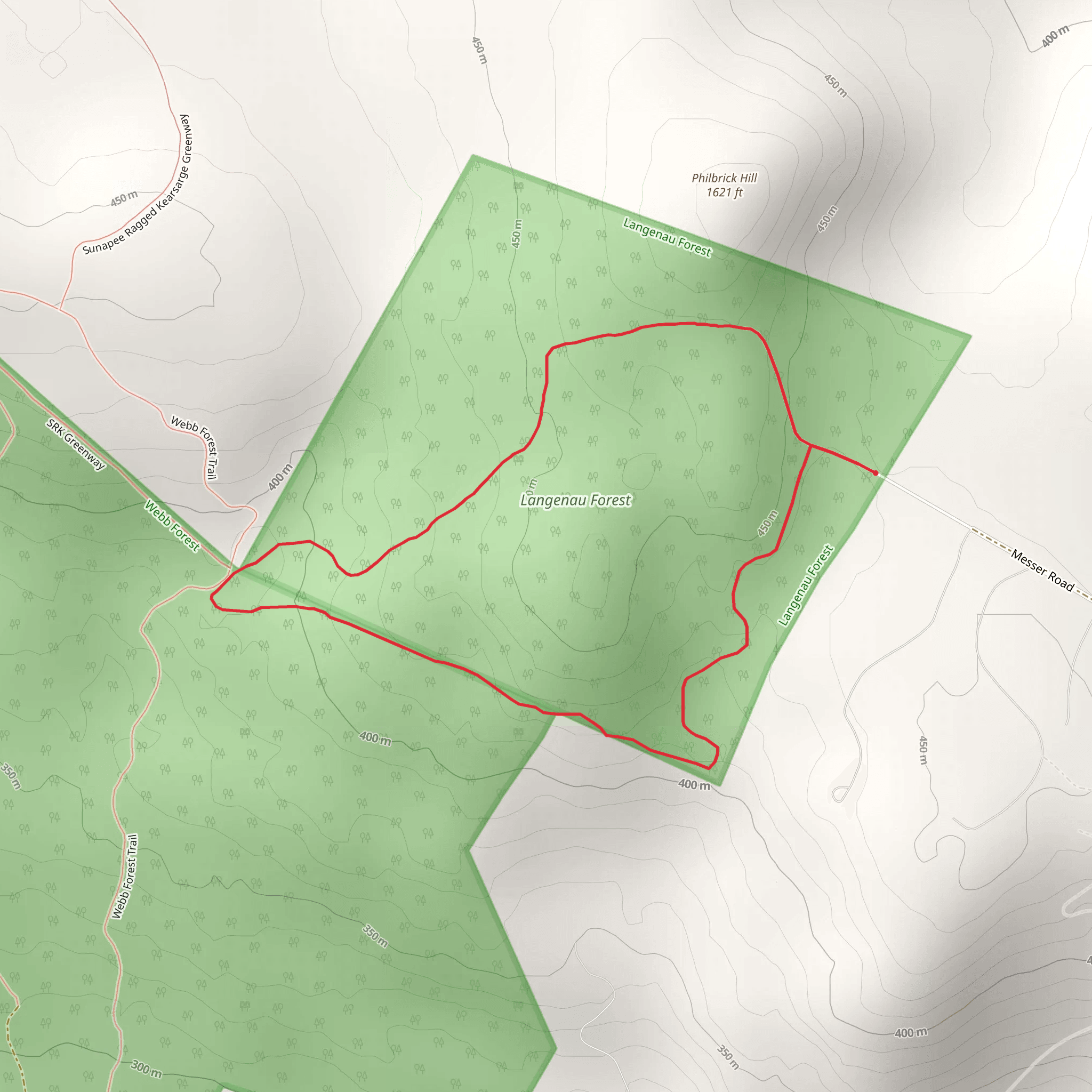 Langenau Forest Loop mobile static map