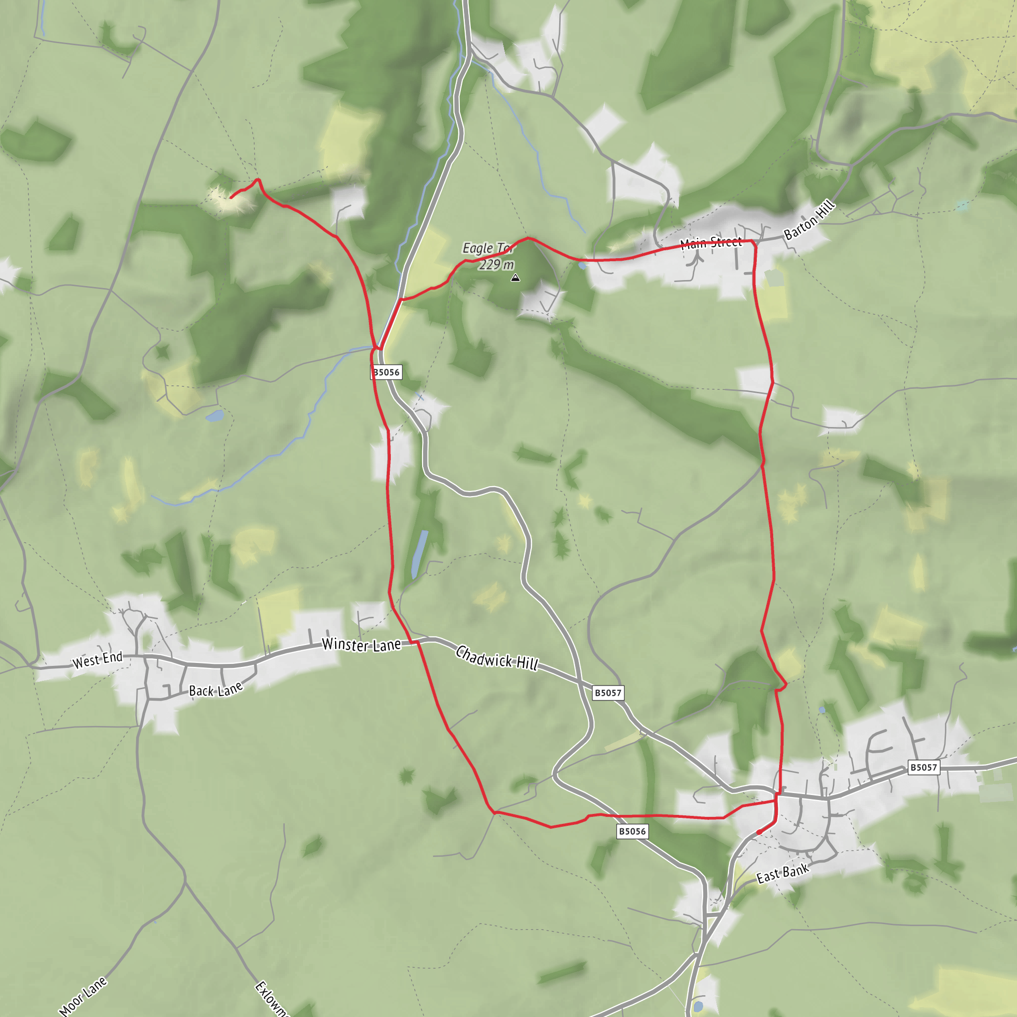 Winster Walk #5 mobile static map