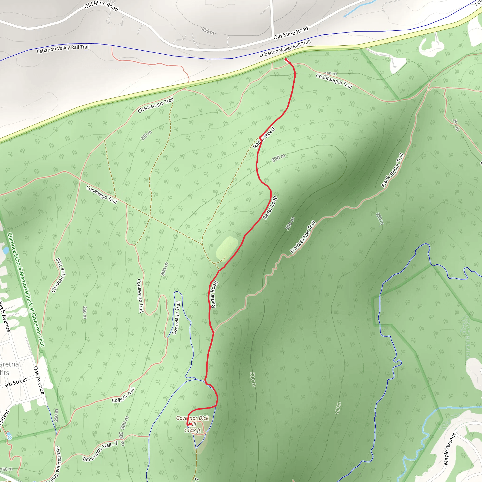 Governor Hill mobile static map