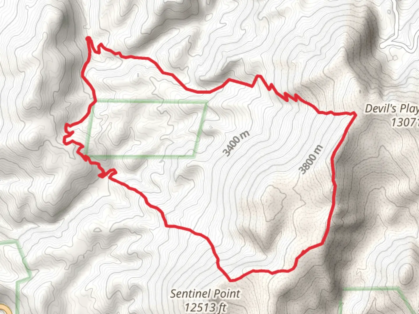 An image depicting the trail Fourmile Creek and Oil Creek Loop and its surrounding area.