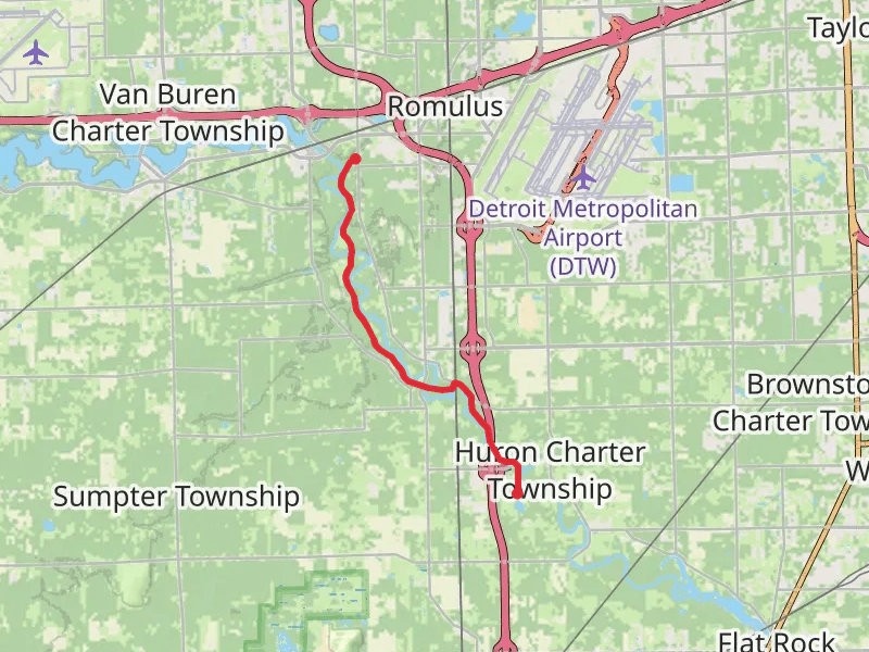 Lower Huron Metropark Trail