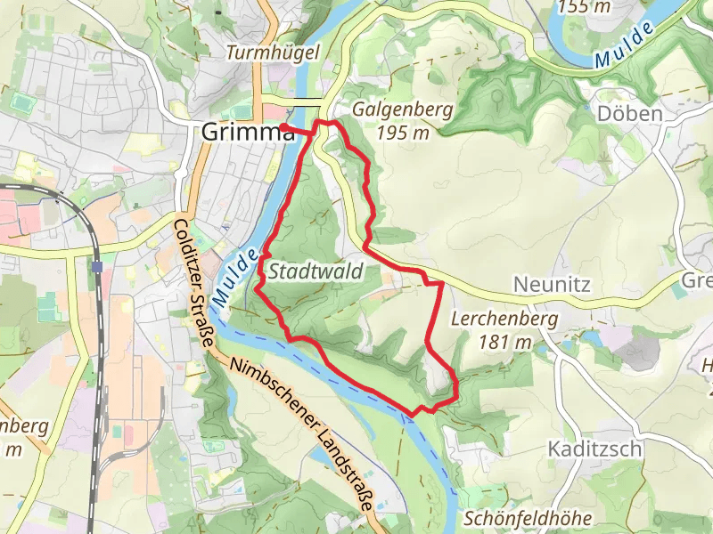 Stadtwald, Rabenstein and Schlangegrund Loop