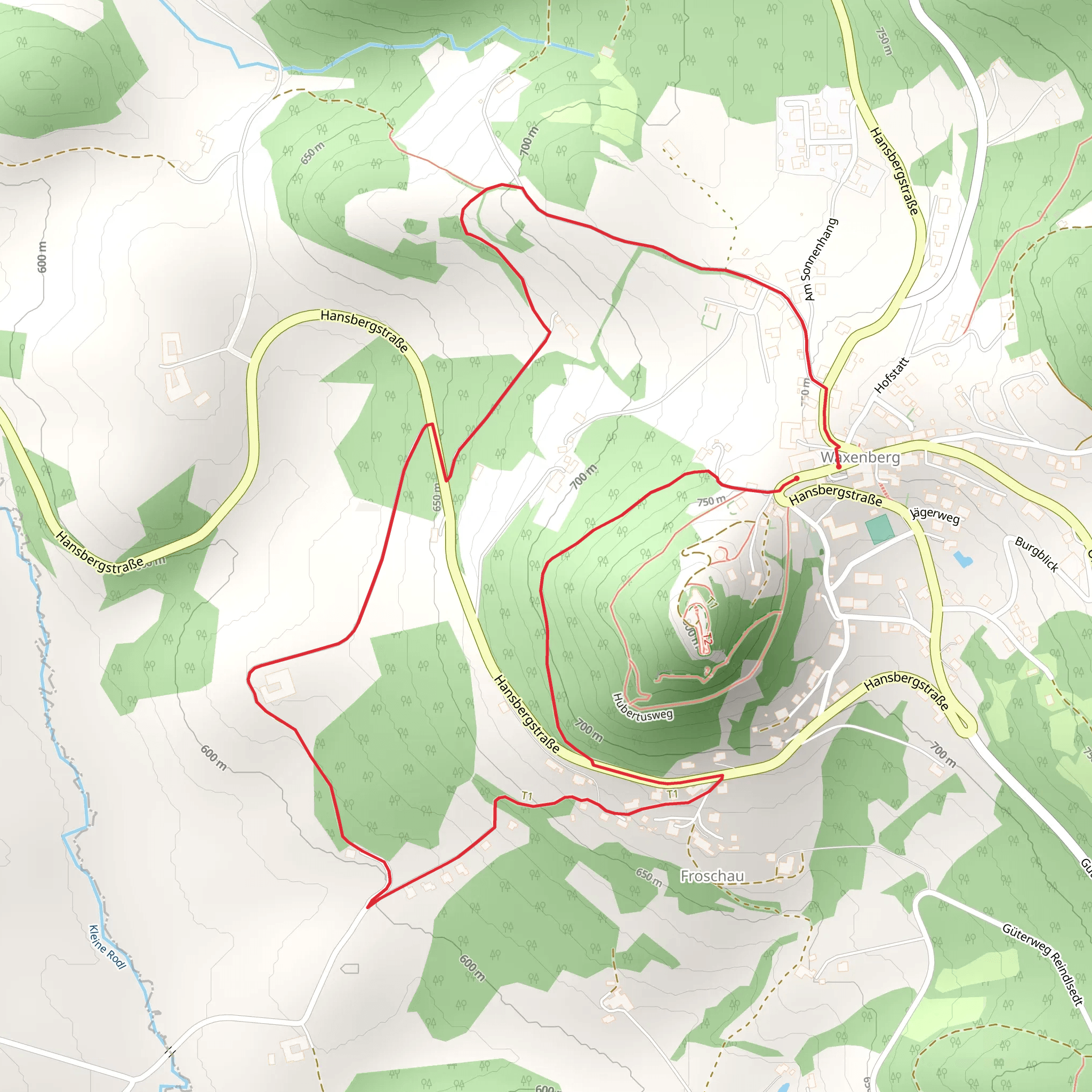 Froschaurunde mobile static map