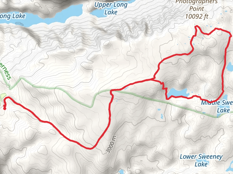 Pole Creek, Miller Lake and Sweeney Creek Loop Trail