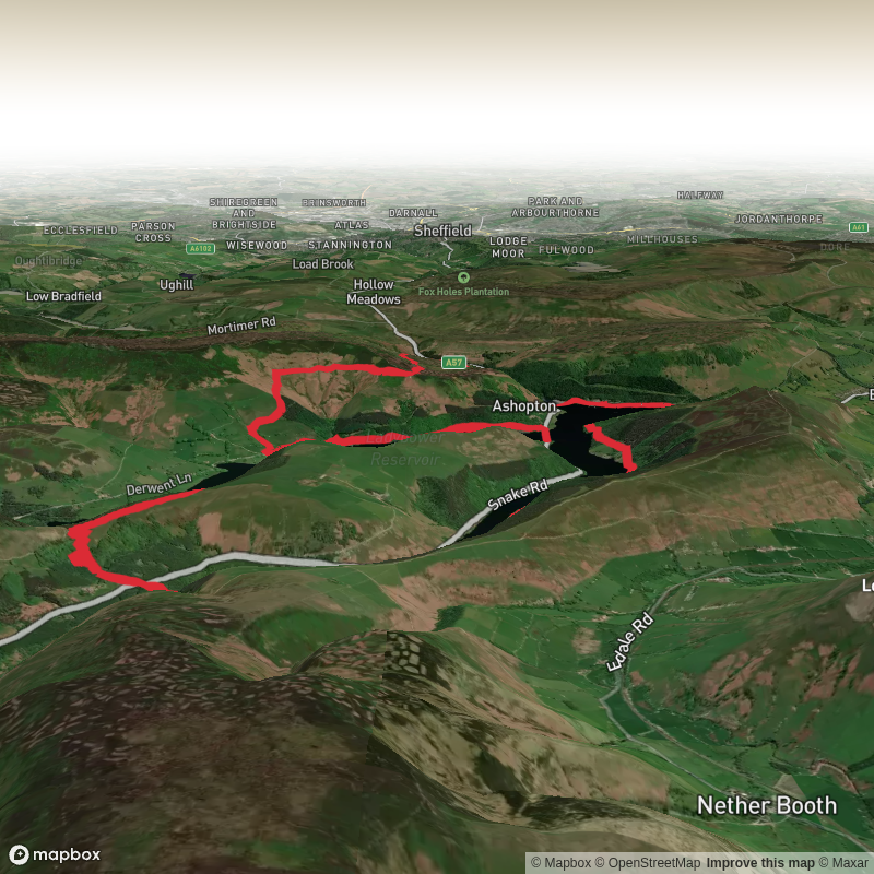 Whinstone Lee Tor, Grimbocar Wood and Ladybower Reservoir Loop