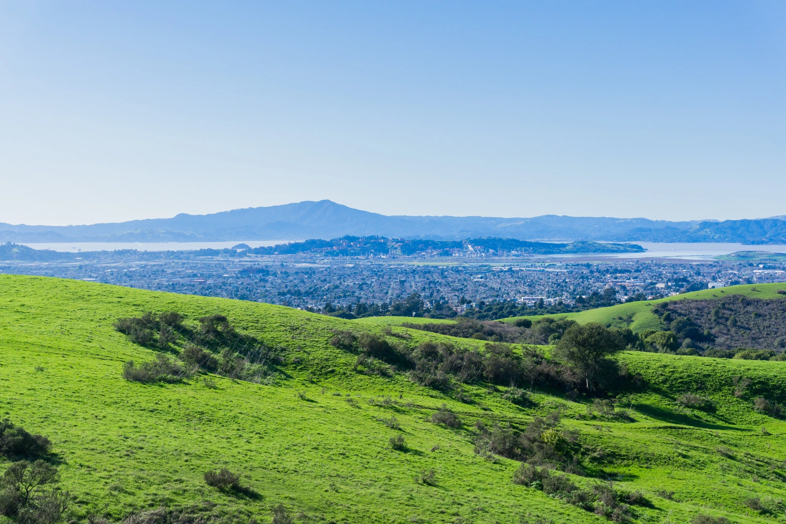 An image depicting the trail Wildcat Creek, Leonards and Mezue Loop Trail and its surrounding area.