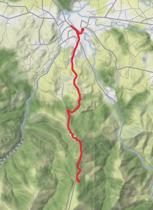 St Jean to Borda mobile static map
