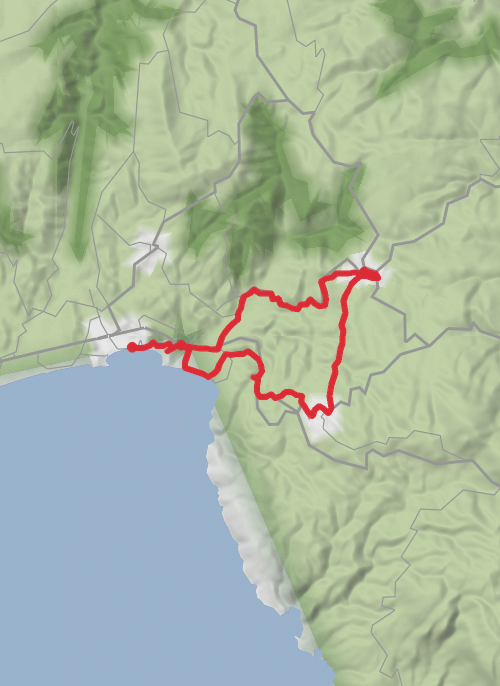 Hike from Pylos-Nestoras mobile static map