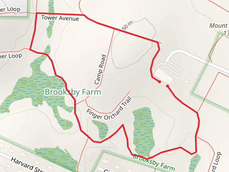 Brooksby Farm Loop via South Perimeter Trail