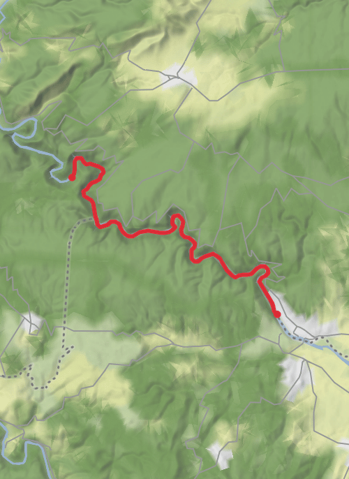 Labastide-de-Virac Wandern mobile static map