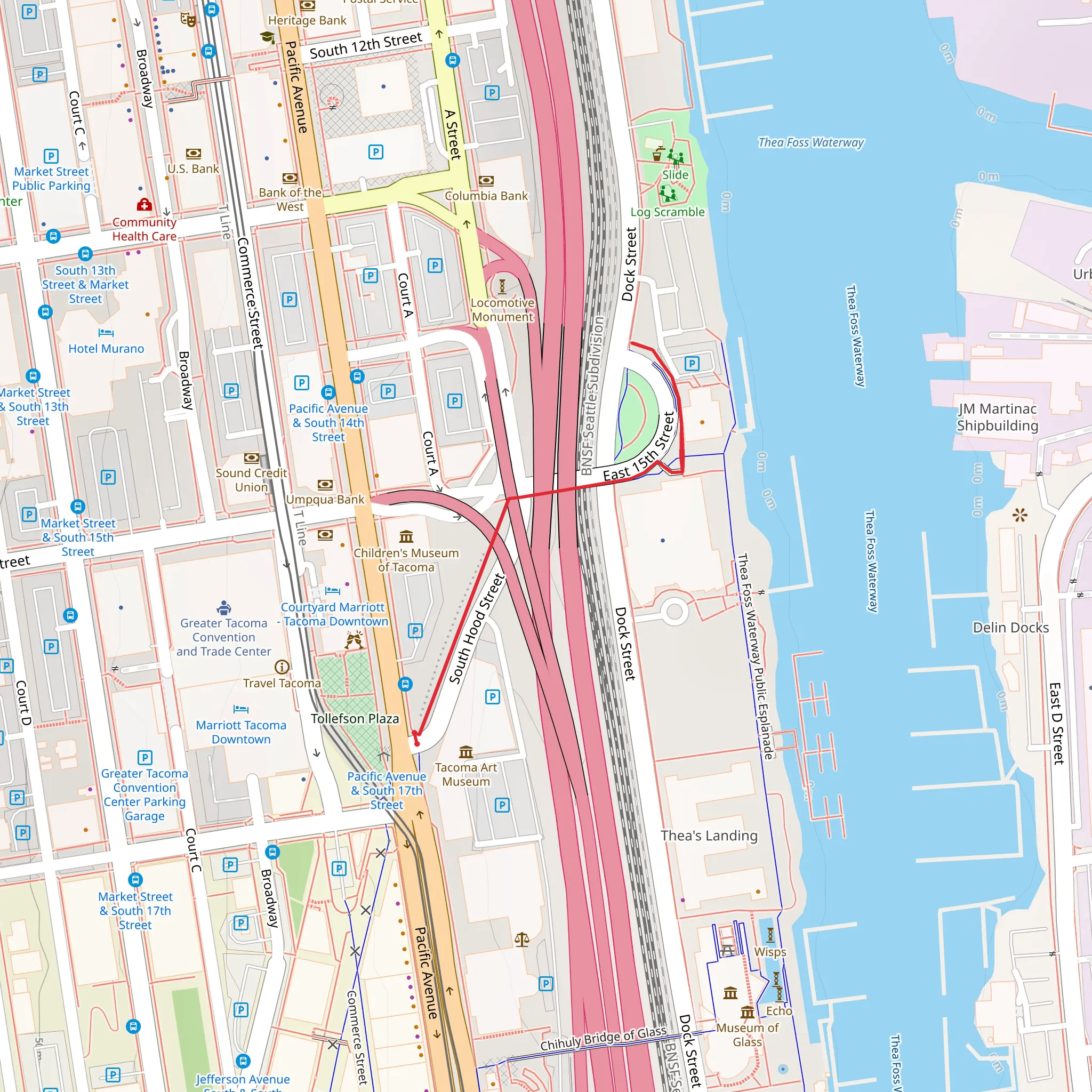 Prairie Line Trail mobile static map
