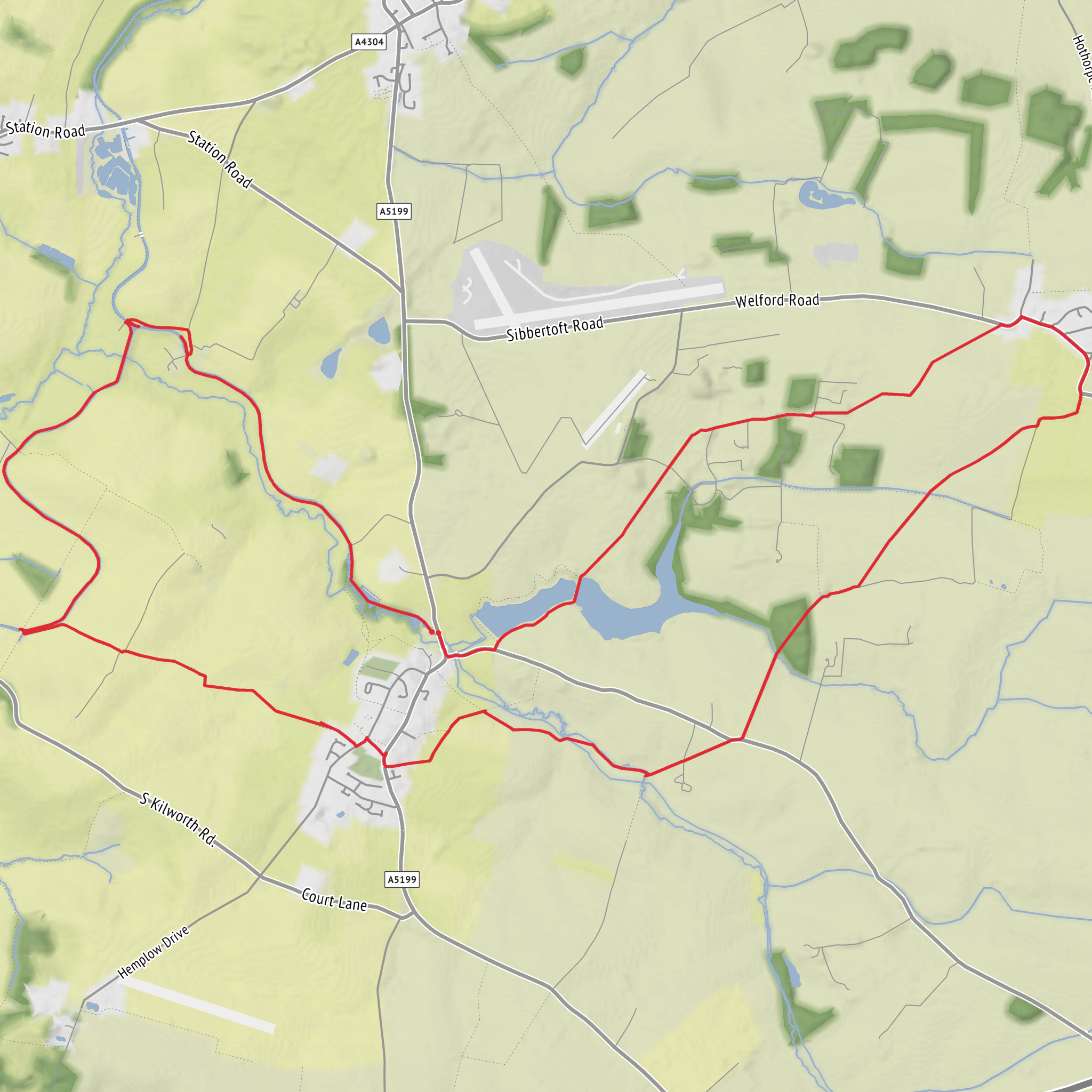 Welford Round mobile static map
